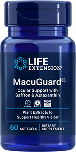 MacuGuard® Ocular Support with Saffron & Astaxanthin (60 softgels)