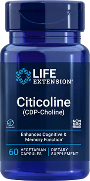 Citicoline (CDP Choline) (60 vegetarian capsules)