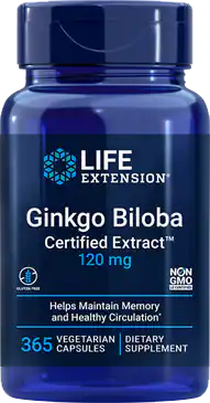 Ginkgo Biloba Extract (120 mg) (100 capsules)