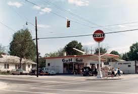 Historical gas station photo