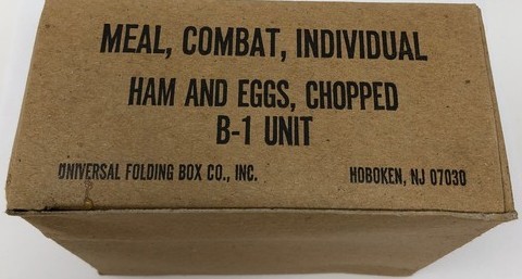 Military ready-made C-ration meal