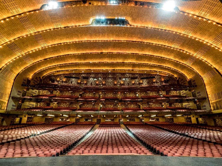Radio City Music Hall interior theatre