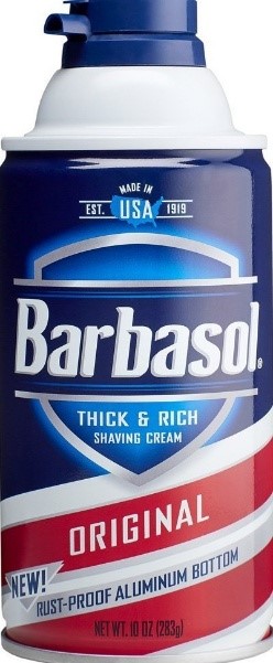 Can of shaving cream