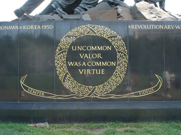 Uncommon valor was a common virtue